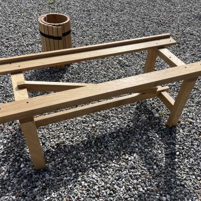 Oak Bench Roll And Stow 1357